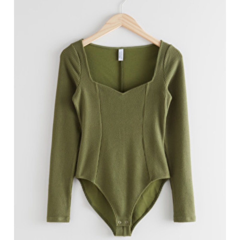 & Other Stories Sweetheart bodysuit